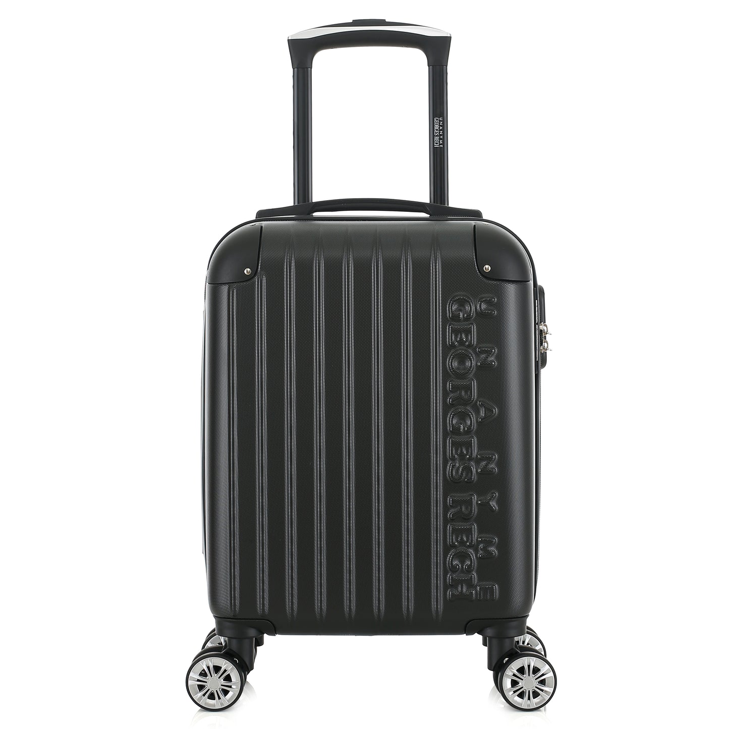 Valise noire de notre collection Georges Rech, Rome, taille XS, de face