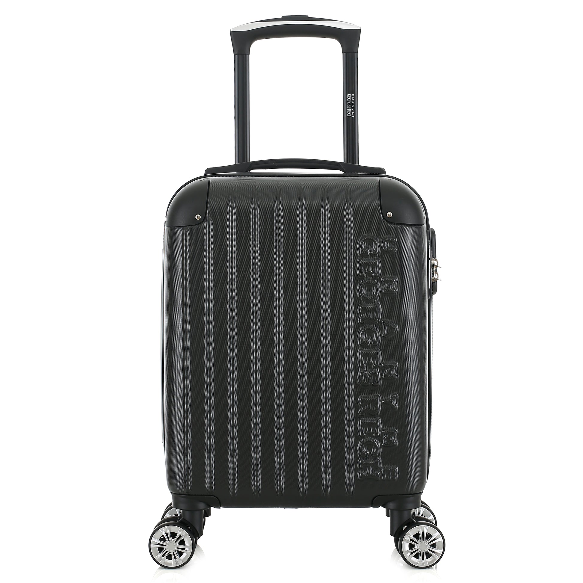 Valise noire de notre collection Georges Rech, Rome, taille XS, de face