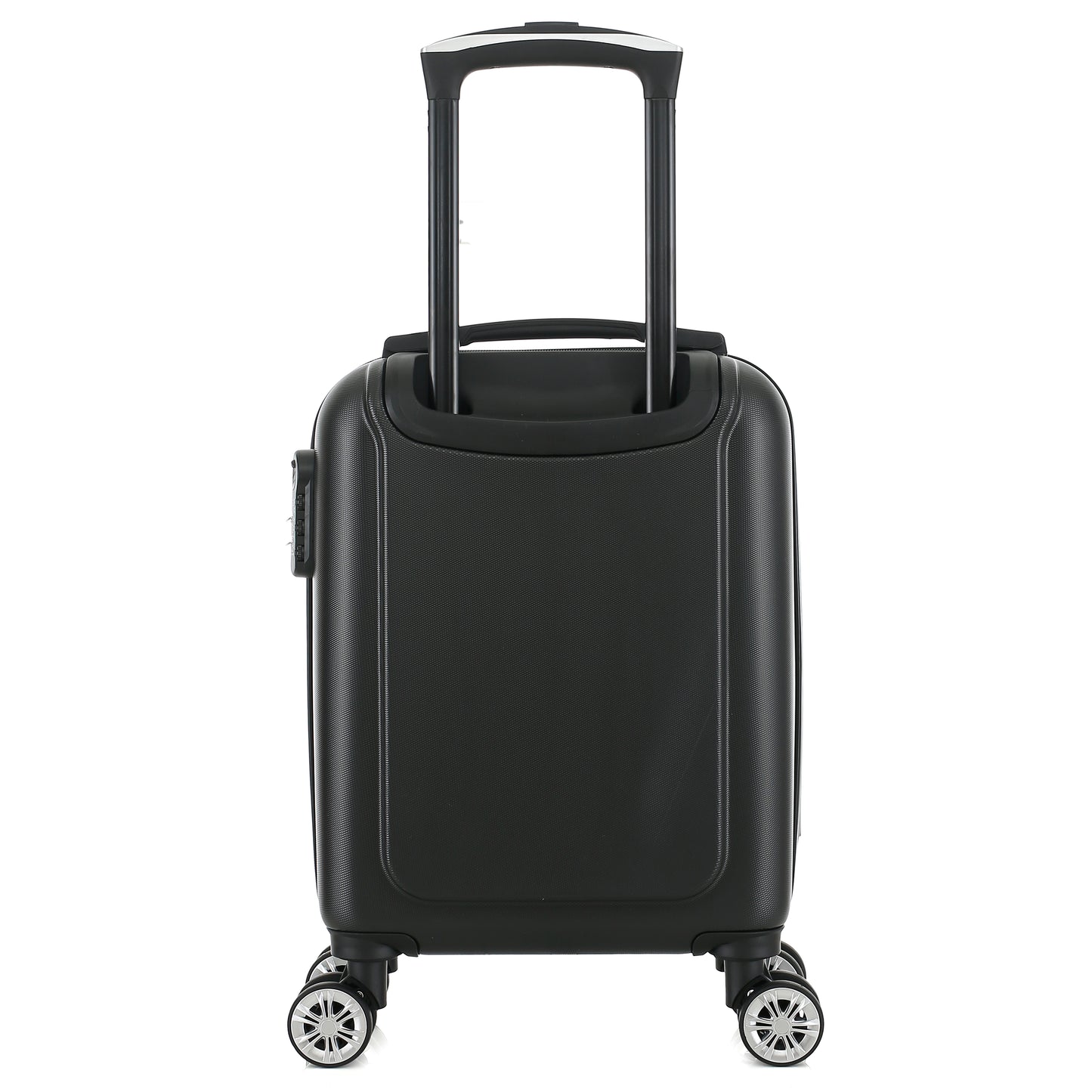 Valise noire de notre collection Georges Rech, Rome, taille XS, de dos