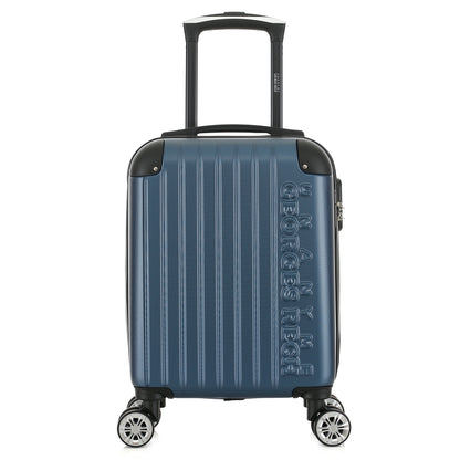 Valise bleue de notre collection Georges Rech, Rome, taille XS, de face