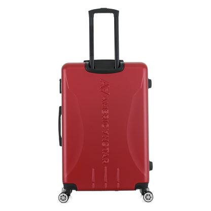 Valise rouge de notre collection American Star, Seattle, taille L, de dos