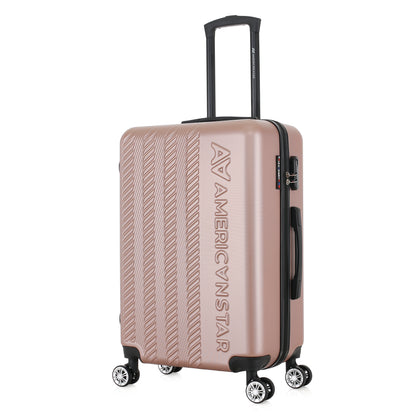 Valise or rose de notre collection American Star, Seattle, taille M, de 3/4