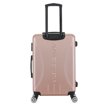 Valise or rose de notre collection American Star, Seattle, taille M, de dos