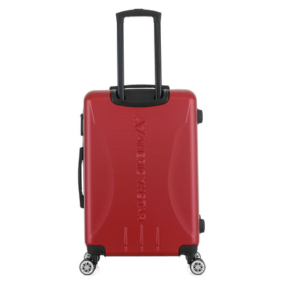 Valise rouge de notre collection American Star, Seattle, taille M, de dos