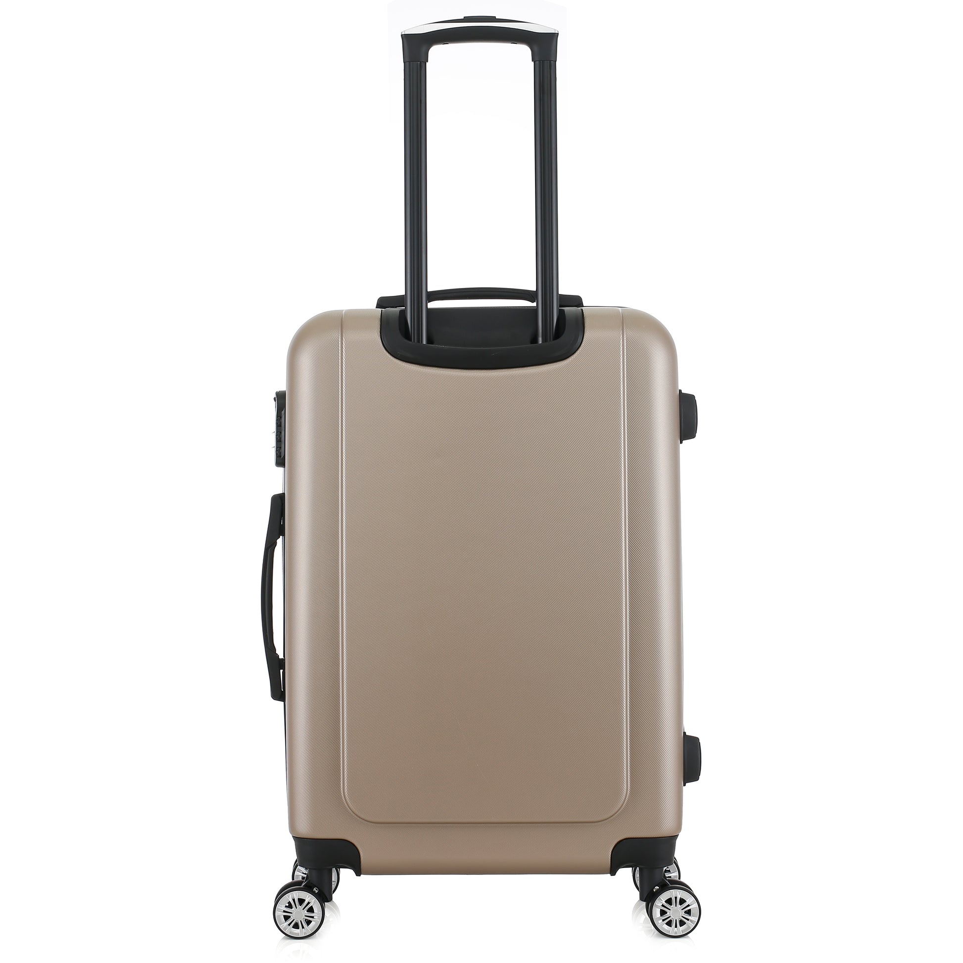 Valise beige de notre collection Georges Rech, Venise, taille M, de dos