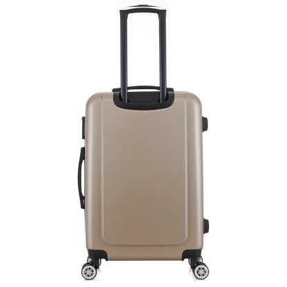 Valise beige de notre collection Georges Rech, Venise, taille M, de dos