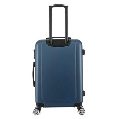 Valise bleue de notre collection Georges Rech, Venise, taille M, de dos