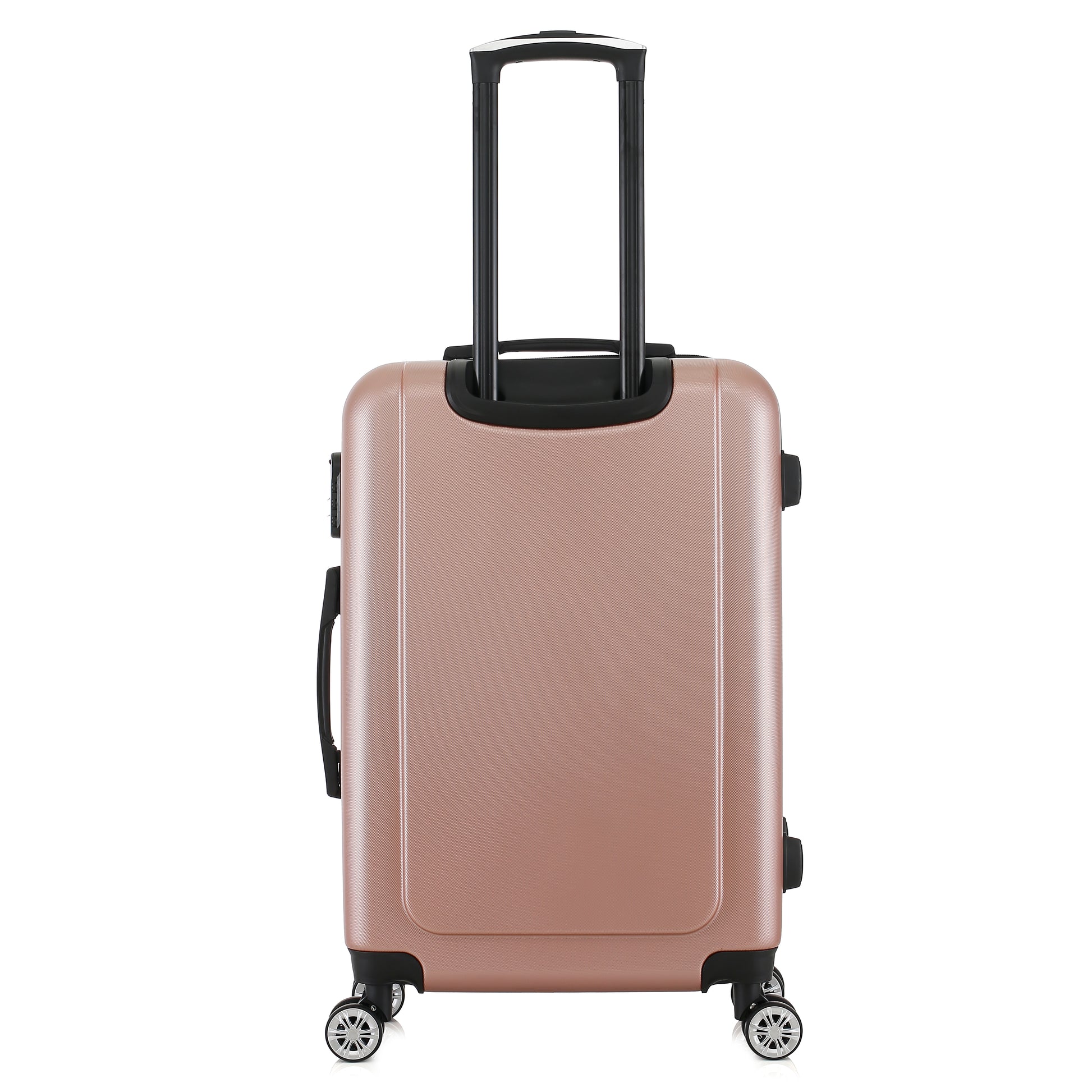 Valise rose de notre collection Georges Rech, Venise, taille M, de dos