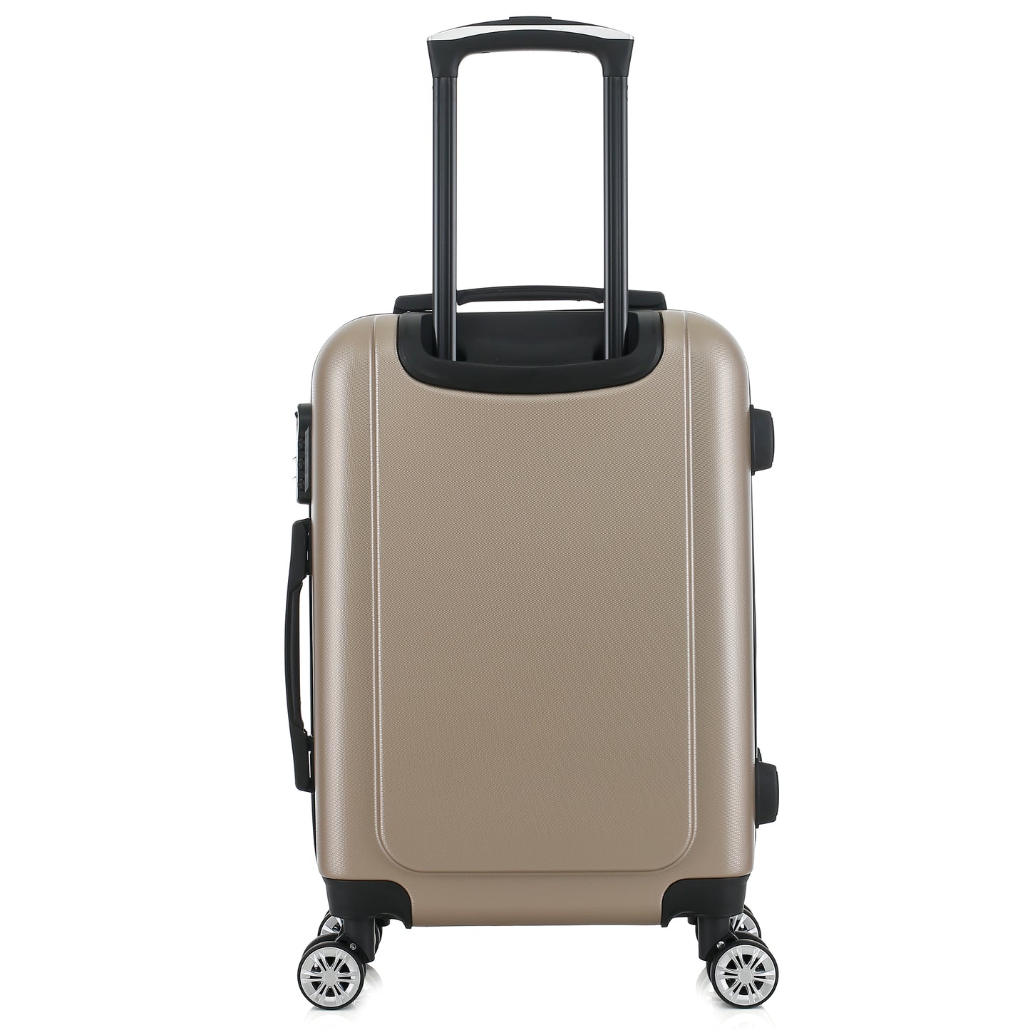 Valise beige de notre collection Georges Rech, Venise, taille S, de dos