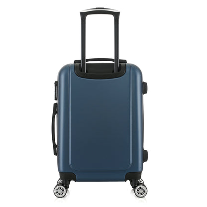 Valise bleue de notre collection Georges Rech, Venise, taille S, de dos