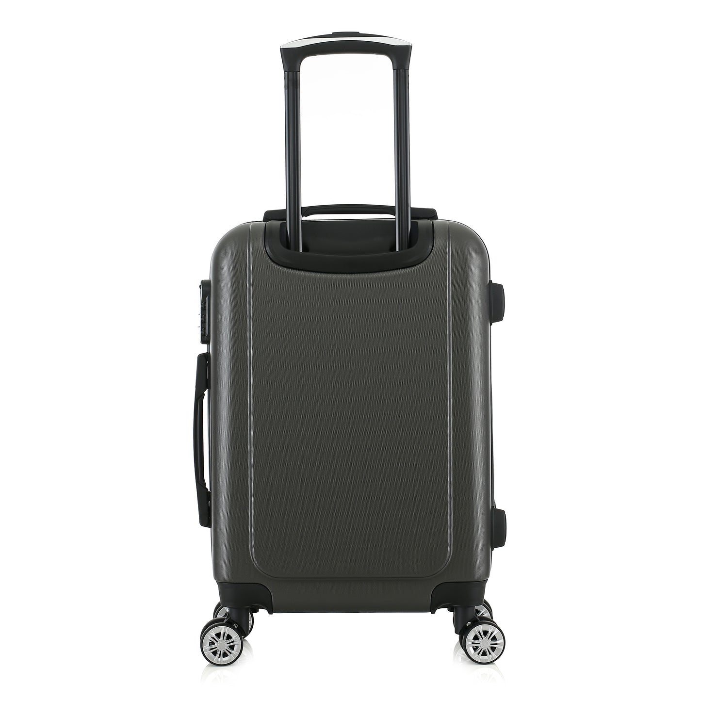 Valise grise de notre collection Georges Rech, Venise, taille S, de dos