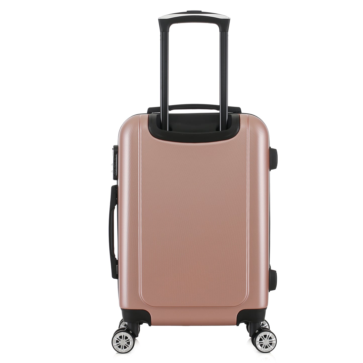 Valise rose de notre collection Georges Rech, Venise, taille S, de dos