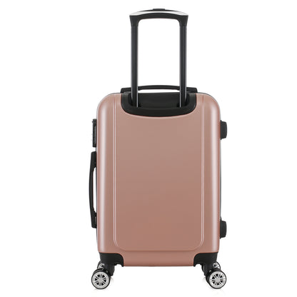 Valise rose de notre collection Georges Rech, Venise, taille S, de dos