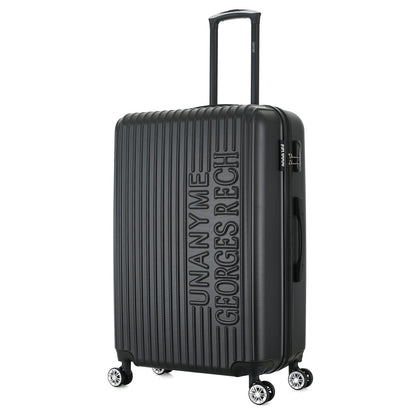 Grande valise noire de 3/4
