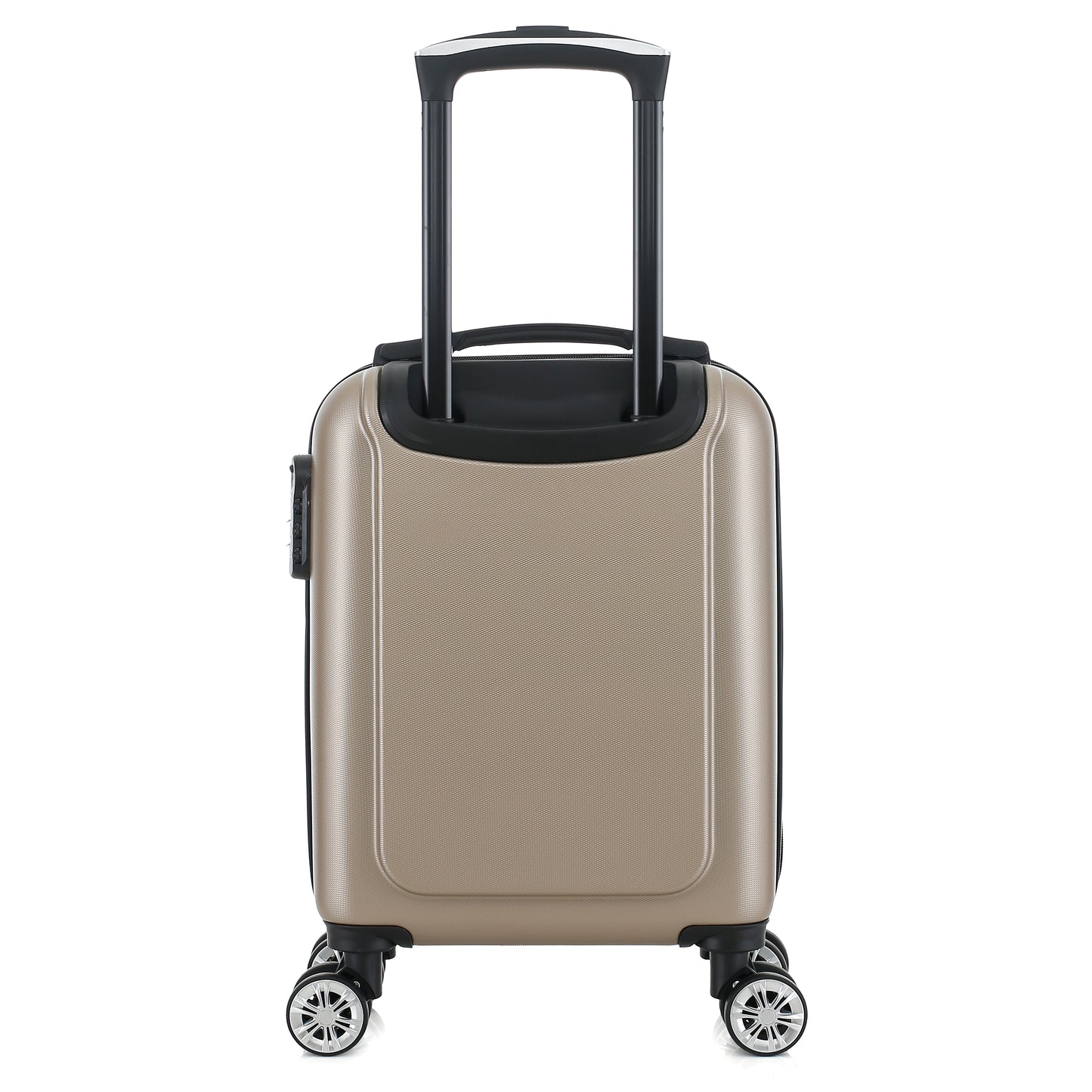 Valise beige de notre collection Georges Rech, Venise, taille XS, de dos