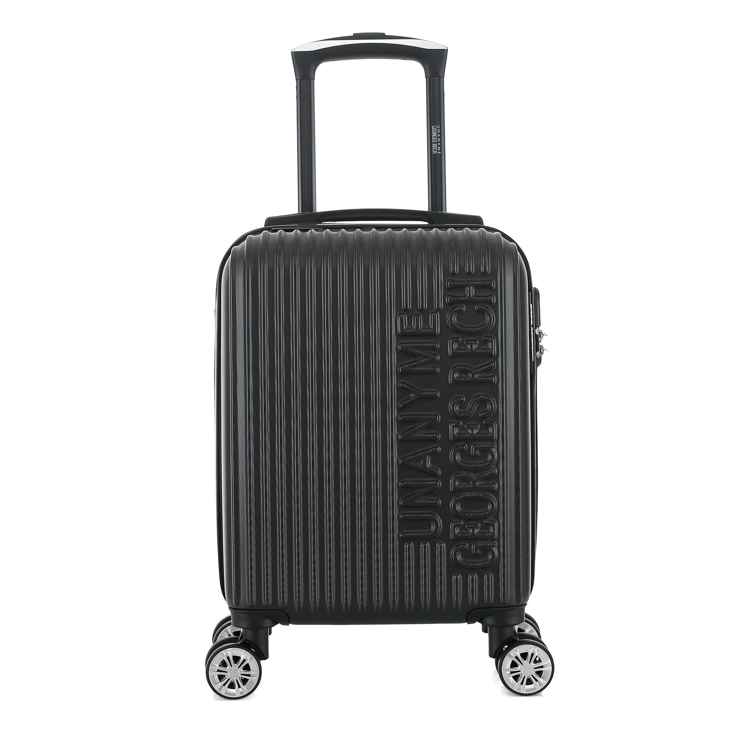 Valise noire de notre collection Georges Rech, Venise, taille XS, de face