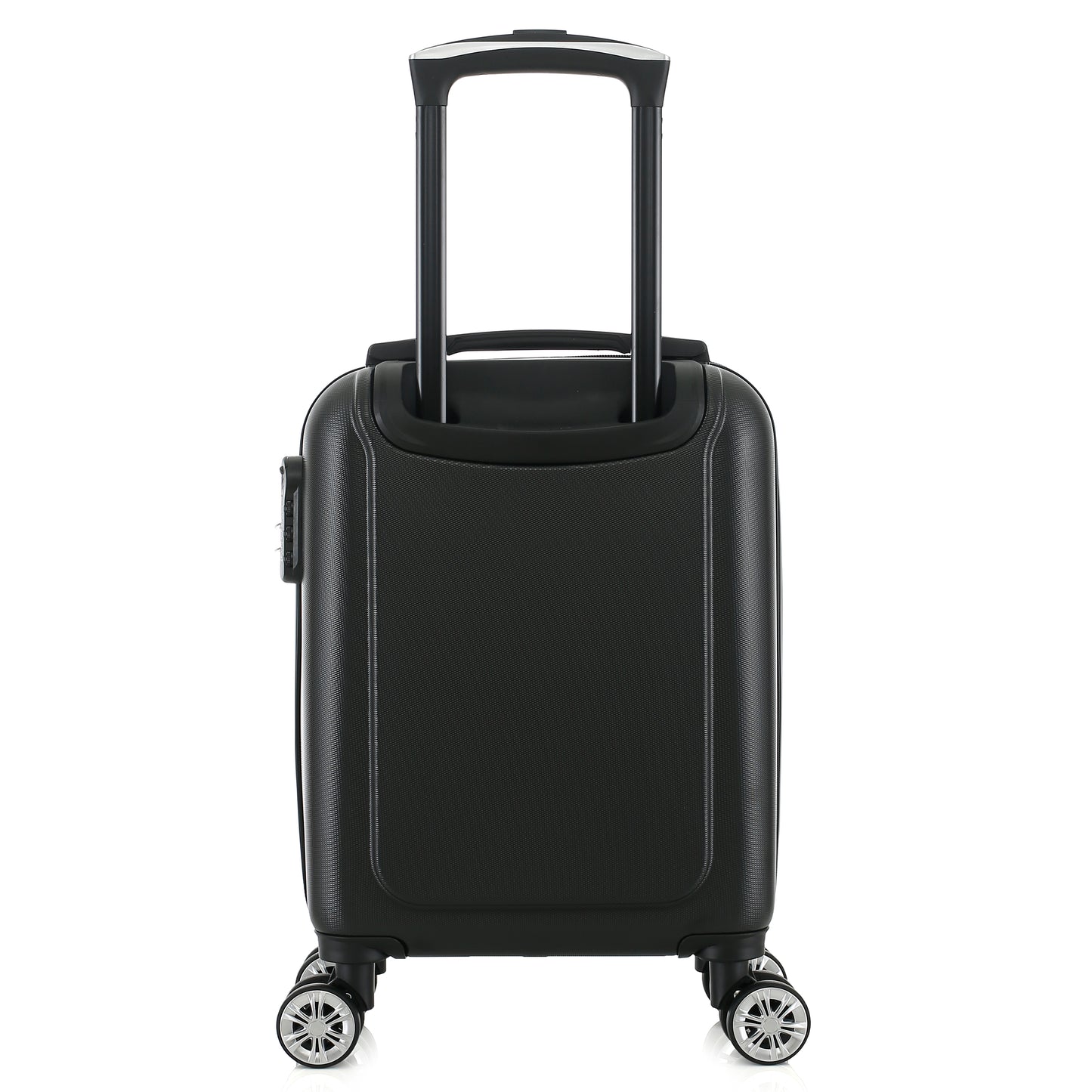 Valise noire de notre collection Georges Rech, Venise, taille XS, de dos