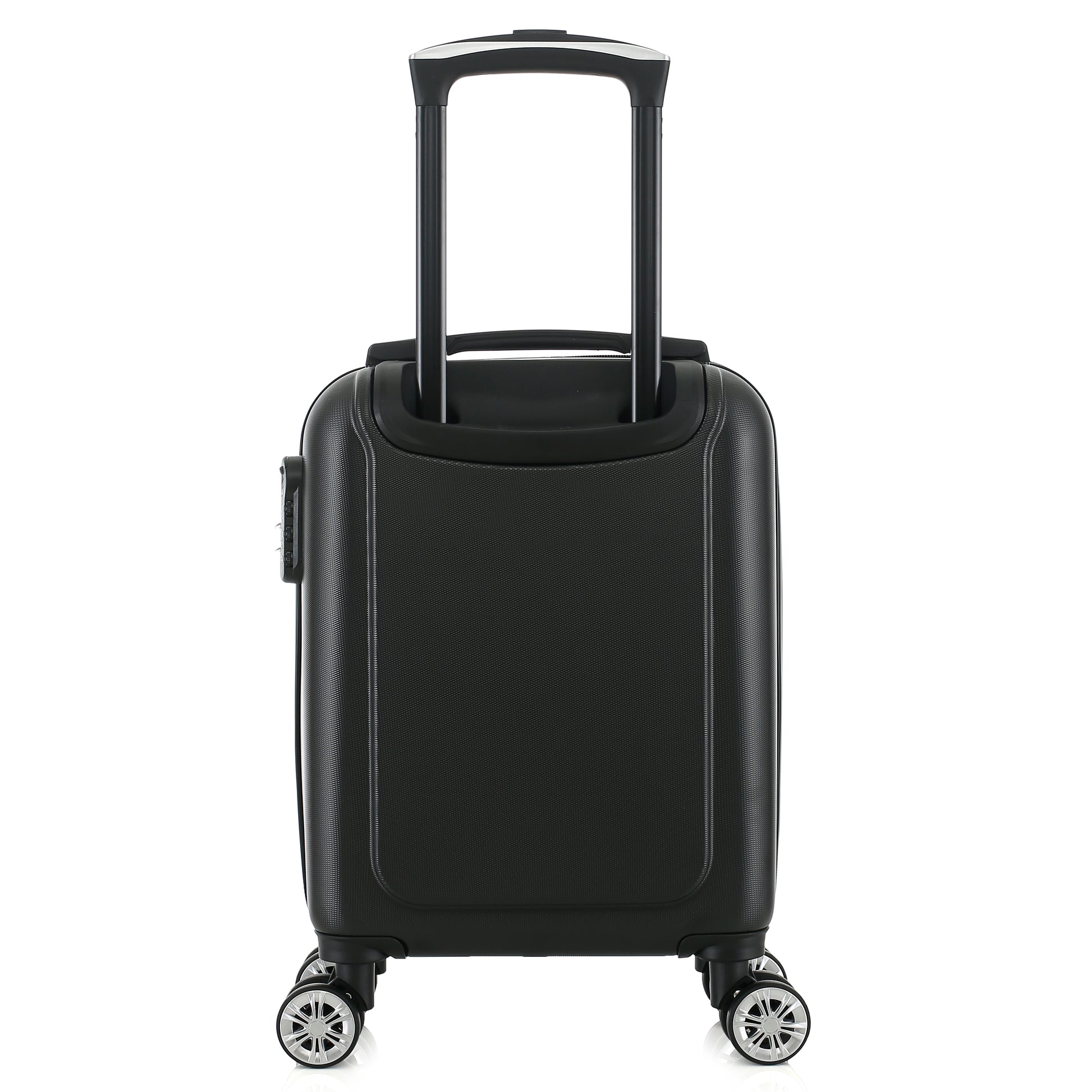 Valise noire de notre collection Georges Rech, Venise, taille XS, de dos