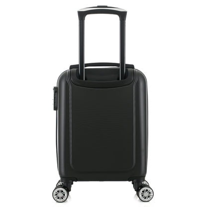 Valise noire de notre collection Georges Rech, Venise, taille XS, de dos