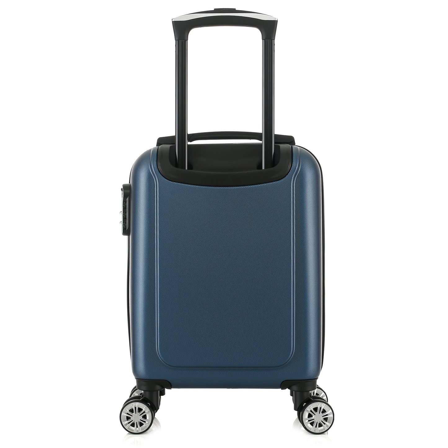 Valise bleue de notre collection Georges Rech, Venise, taille XS, de dos