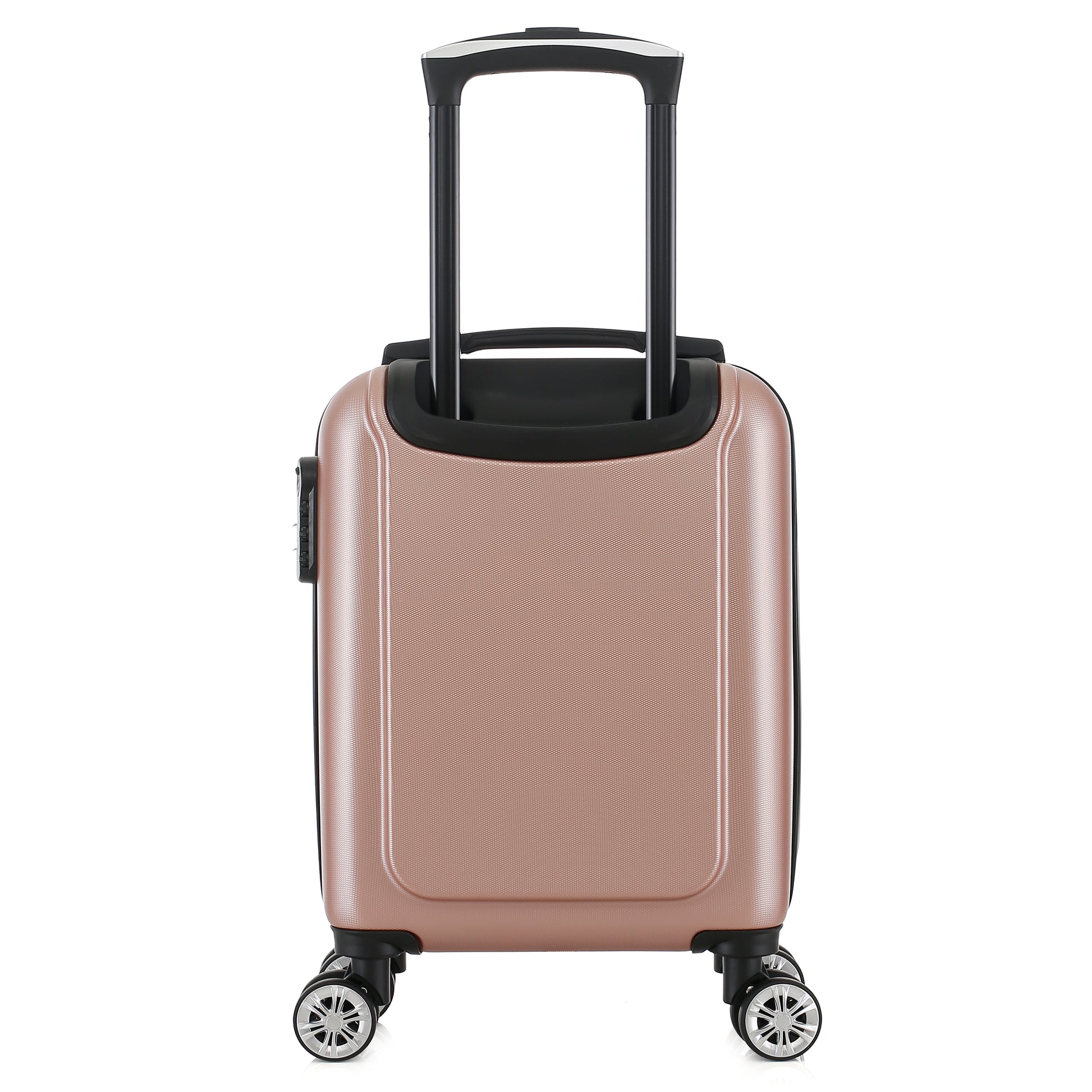 Valise rose de notre collection Georges Rech, Venise, taille XS, de dos