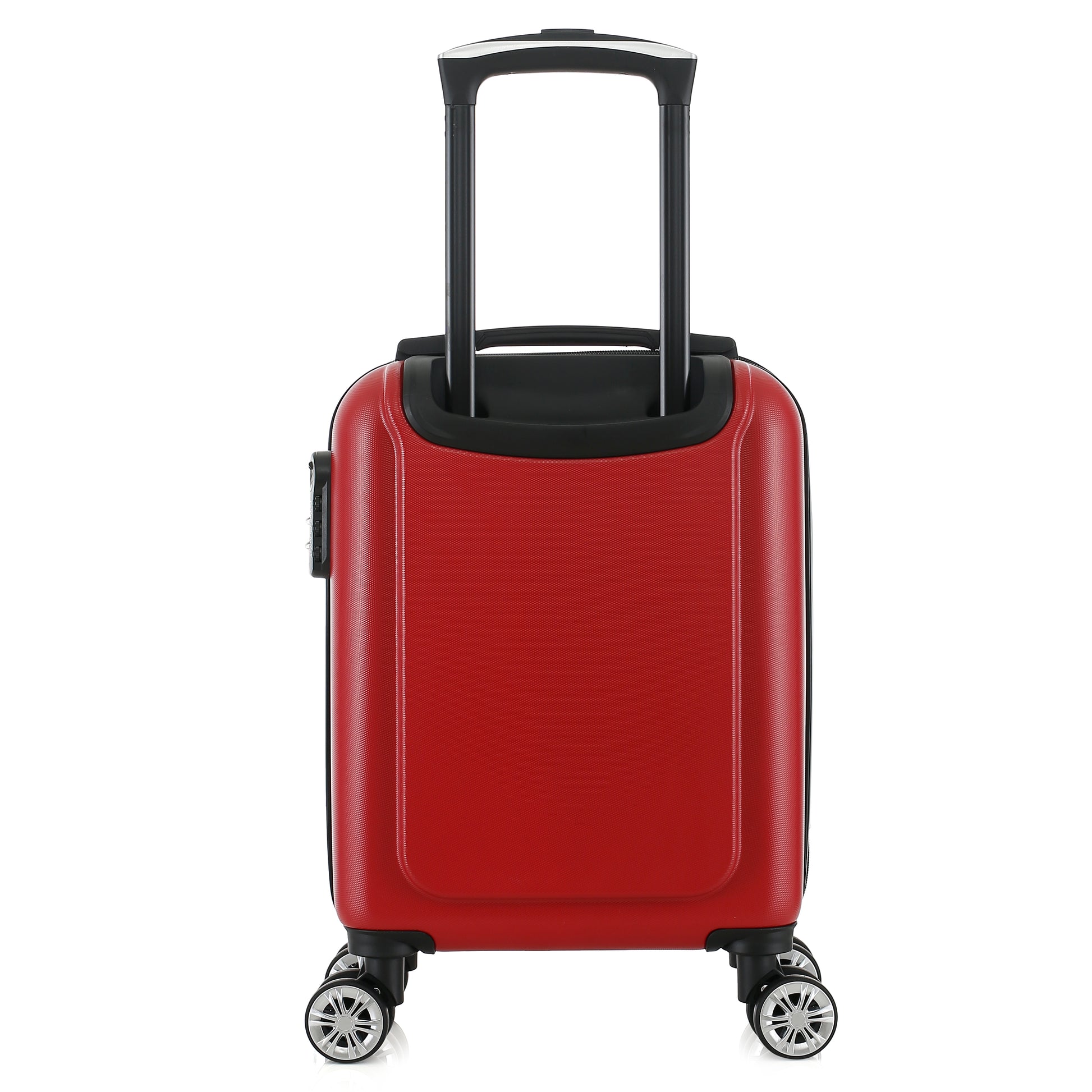 Valise rouge de notre collection Georges Rech, Venise, taille XS, de dos