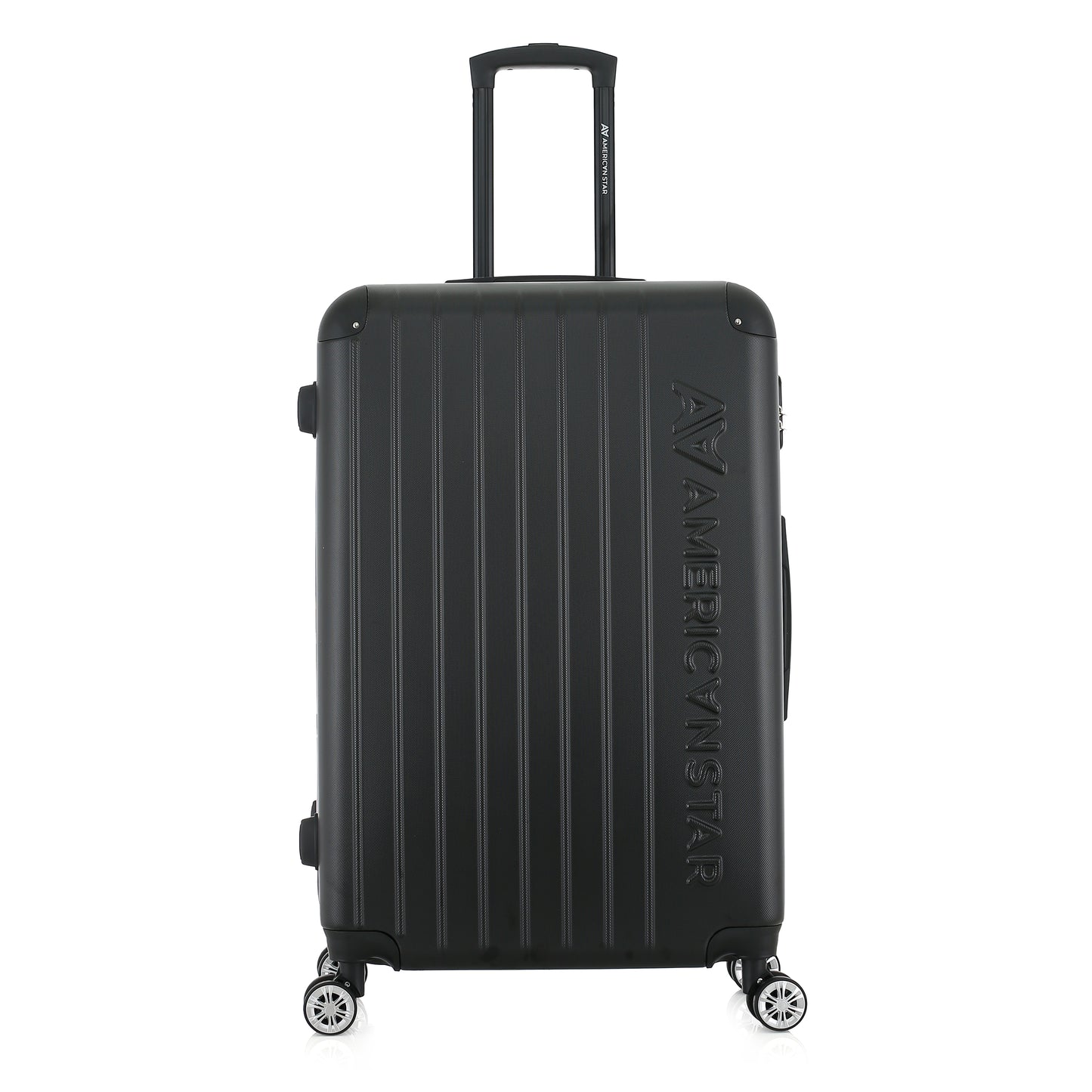 Valise noire de notre collection American Star, Washington taille L, de face