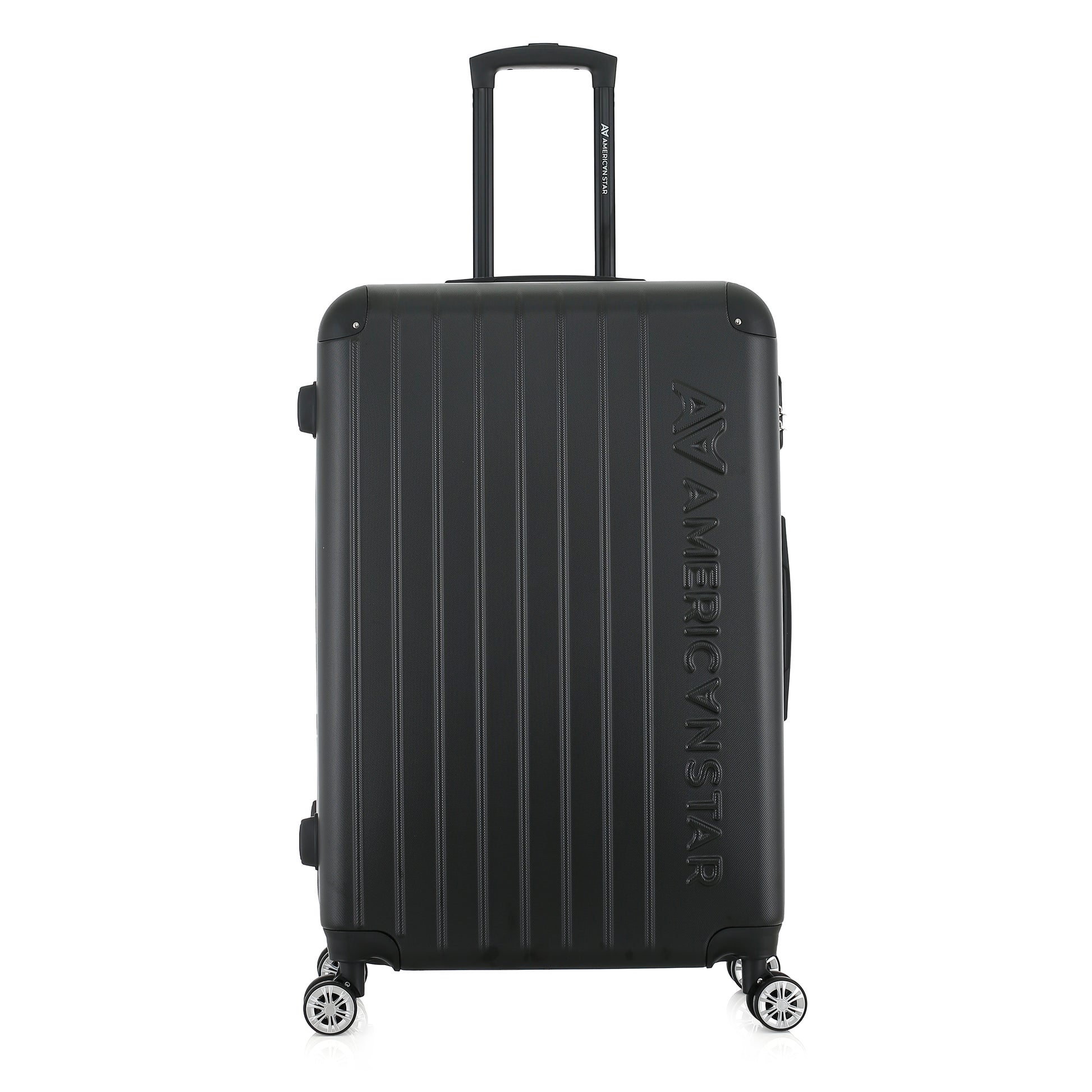 Valise noire de notre collection American Star, Washington taille L, de face