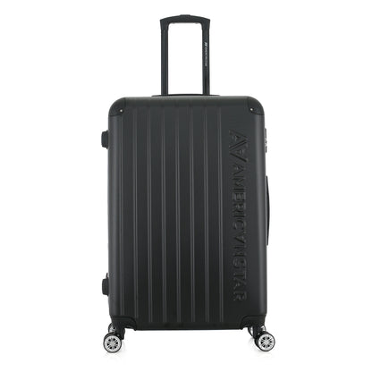 Valise noire de notre collection American Star, Washington taille L, de face