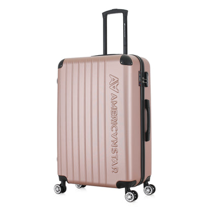 Valise or rose de notre collection American Star, Washington taille L, de 3/4