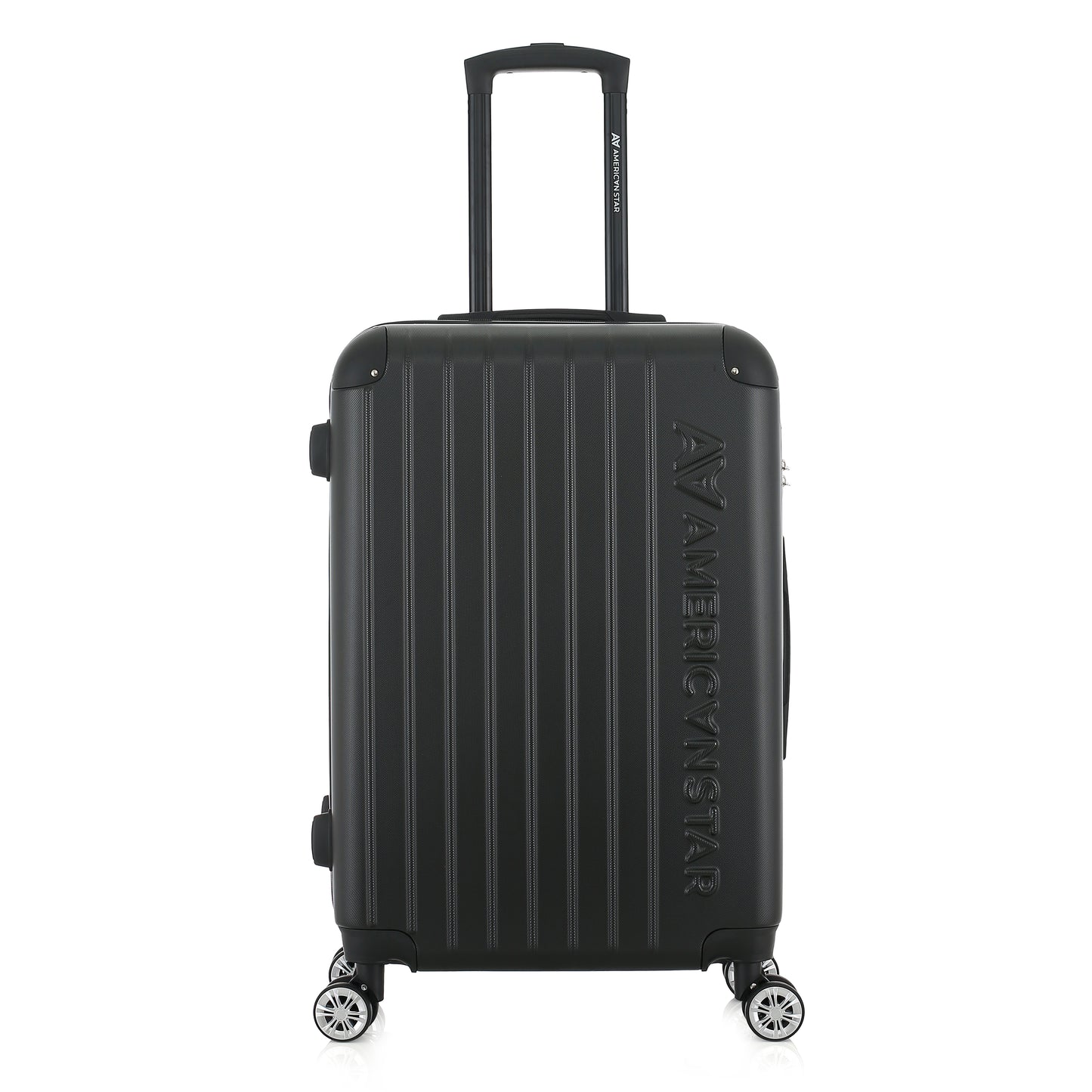 Valise noire de notre collection American Star, Washington taille M, de face