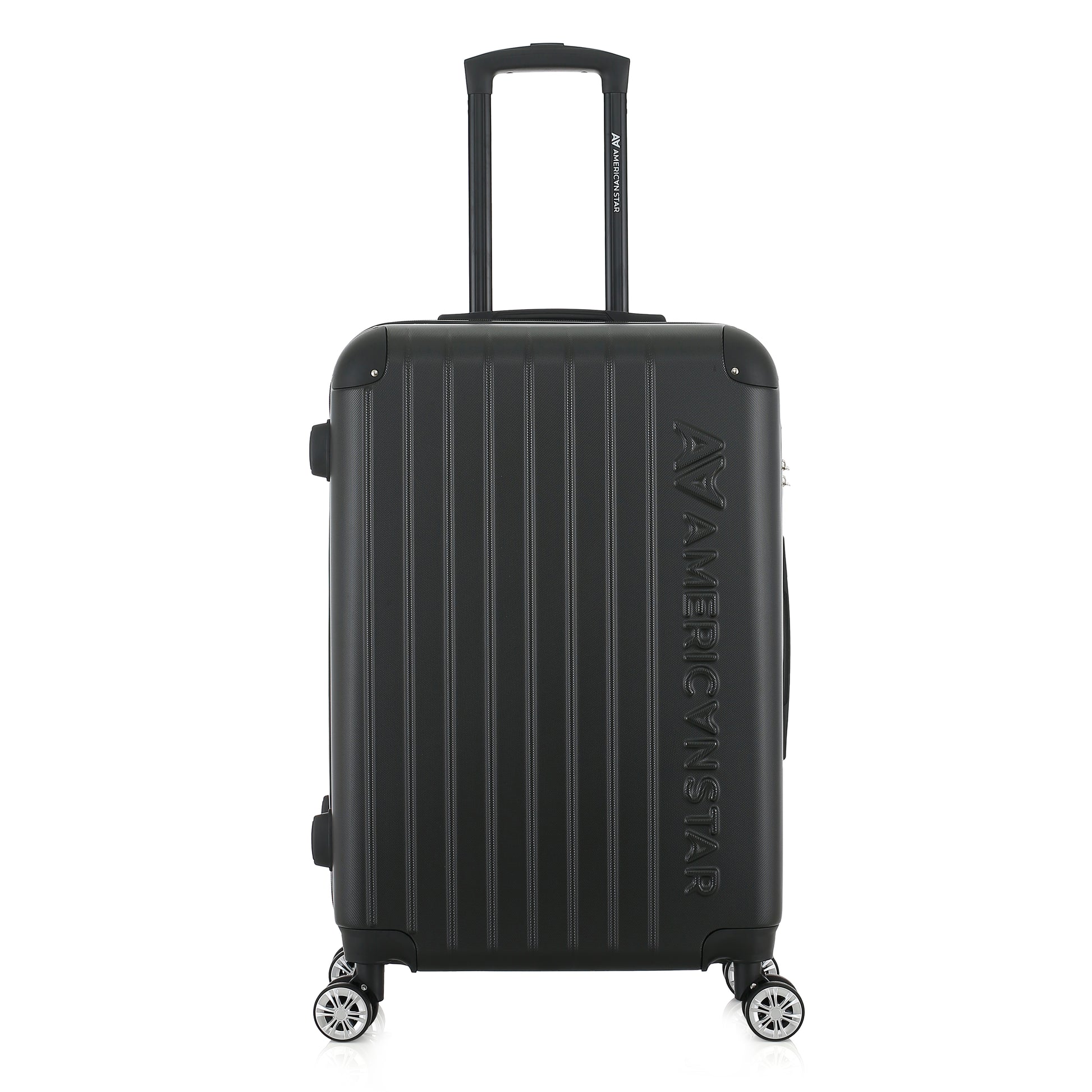 Valise noire de notre collection American Star, Washington taille M, de face