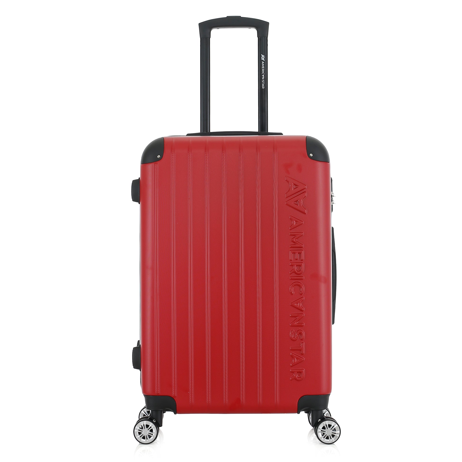 Valise rouge de notre collection American Star, Washington taille M, de face