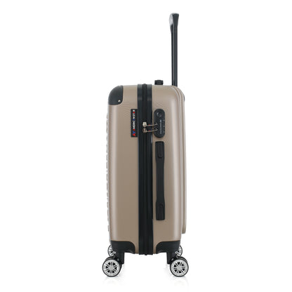 Valise beige de notre collection American Star, Washington S de côté