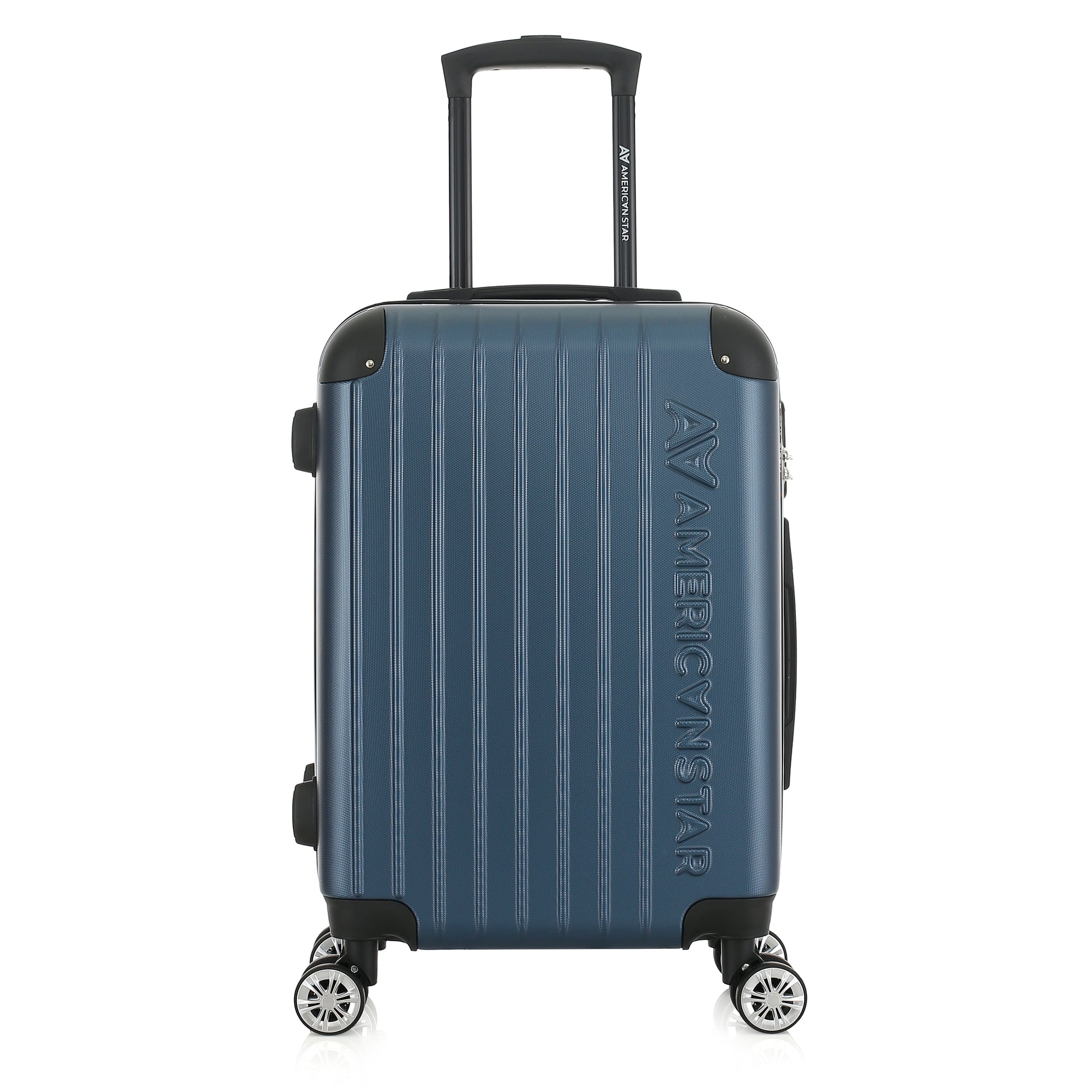 Valise bleue de notre collection American Star, Washington S de face