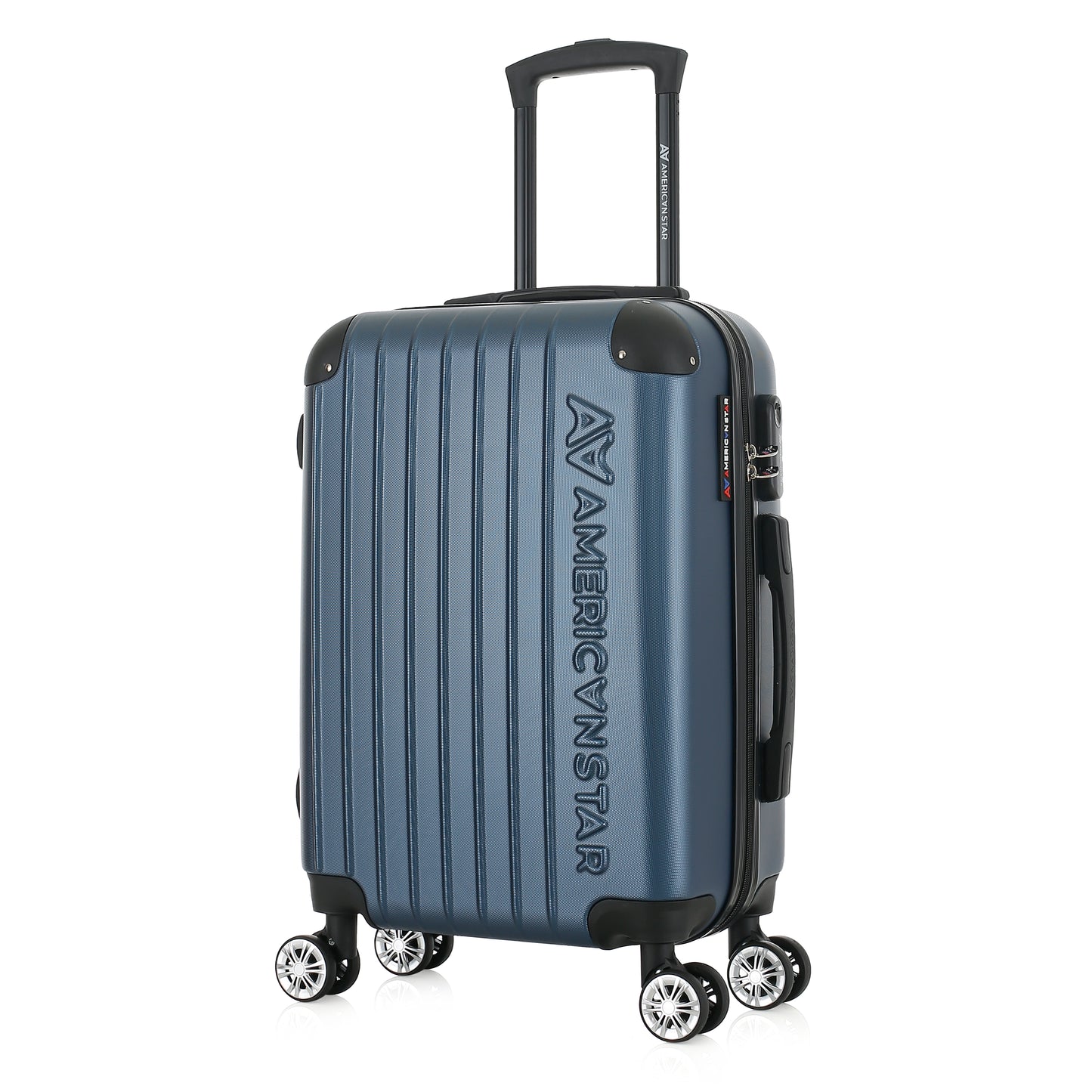 Valise bleue de notre collection American Star, Washington S de 3/4