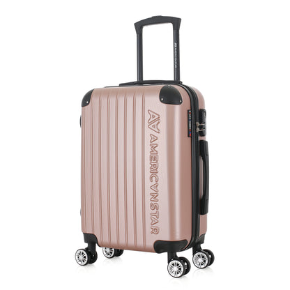 Valise rose or de notre collection American Star, Washington S de 3/4