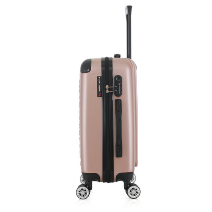 Valise rose or de notre collection American Star, Washington S de côté