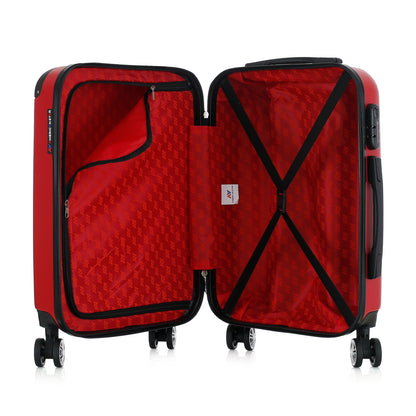 Valise rouge de notre collection American Star, Washington S ouverte