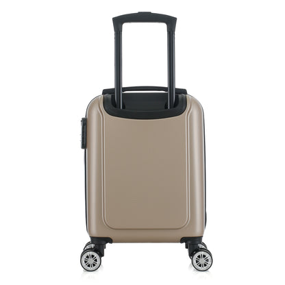 Valise beige de notre collection American Star, Washington taille XS, de dos