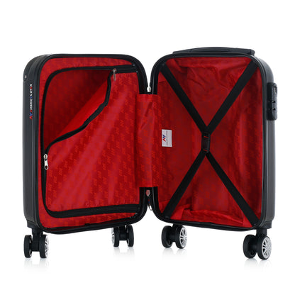Valise noire de notre collection American Star Washington XS ouverte