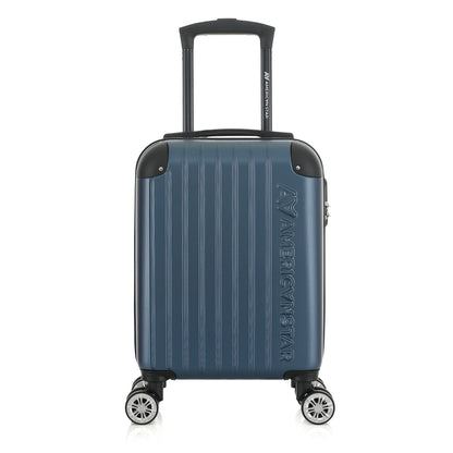 Valise bleue de notre collection American Star, Washington XS de face