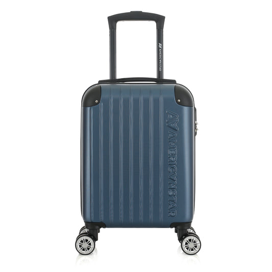 Valise bleue de notre collection American Star, Washington XS de face