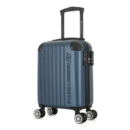 Valise bleue de notre collection American Star, Washington XS de 3/4